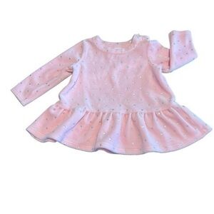 Nordstrom Baby Velour Sparkle Dress baby 3 months​